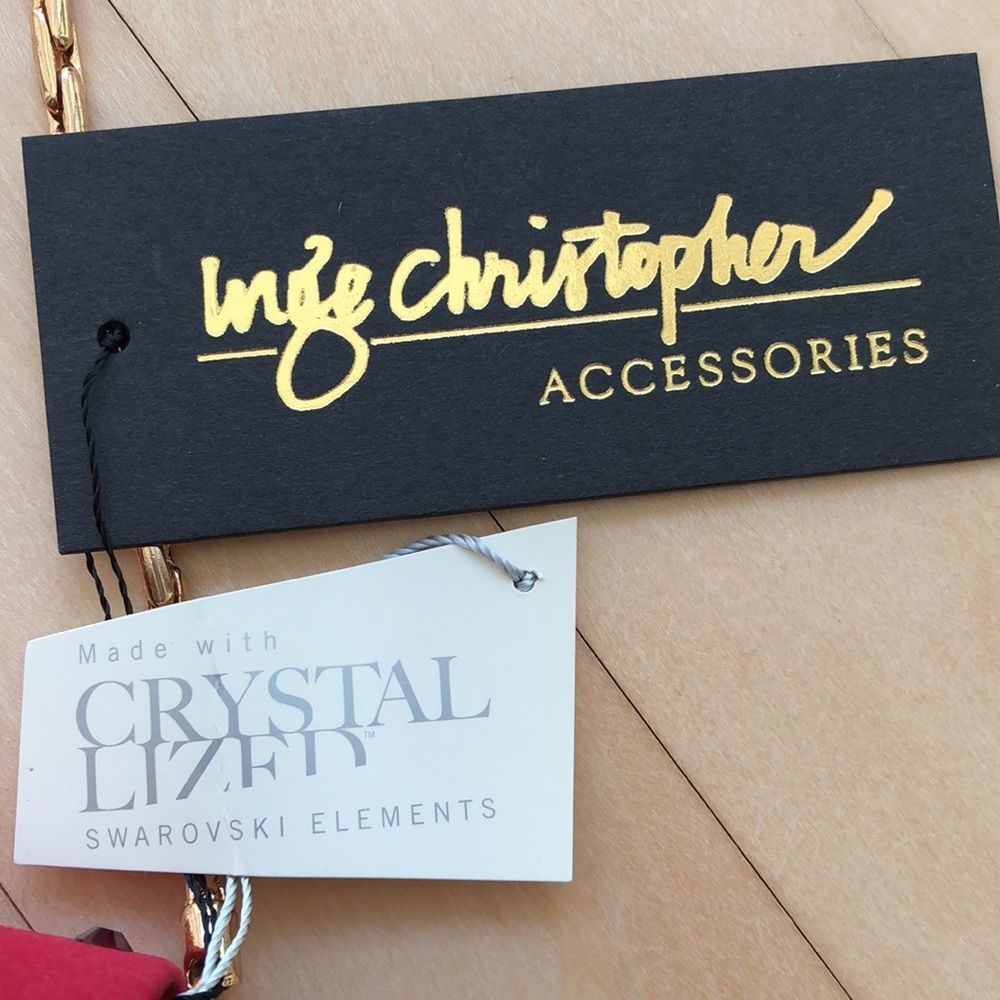 Inge Christopher KRYSTLE Swarovski Silk Clutch($178 on Inge Christopher website) - Picture 8 of 10
